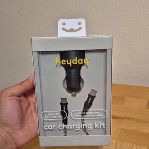 Heydjay Car Charging Kit 18w Power Delivery Compatible USB-C